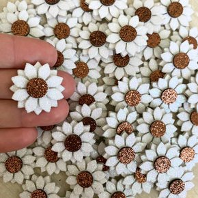 01 adesivo pet premium margarida branca 10 un