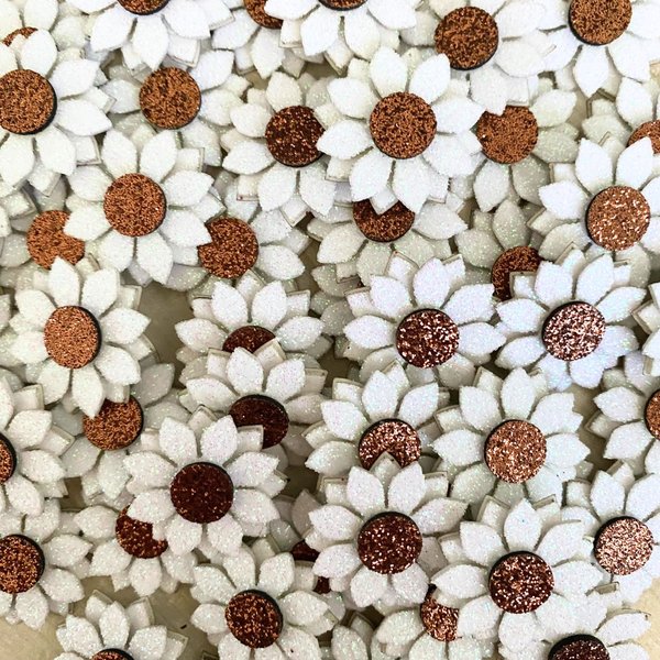 02 adesivo pet premium margarida branca 10 un