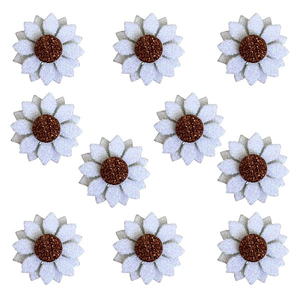 04 adesivo pet premium margarida branca 10 un