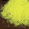 10 elastico fino de silicone 100 ou 500 un escolha a cor amarelo 100 un
