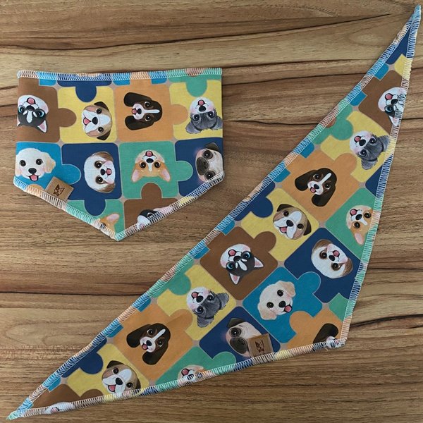 04 bandana pet amarela cup cake 10 un p m ou g m