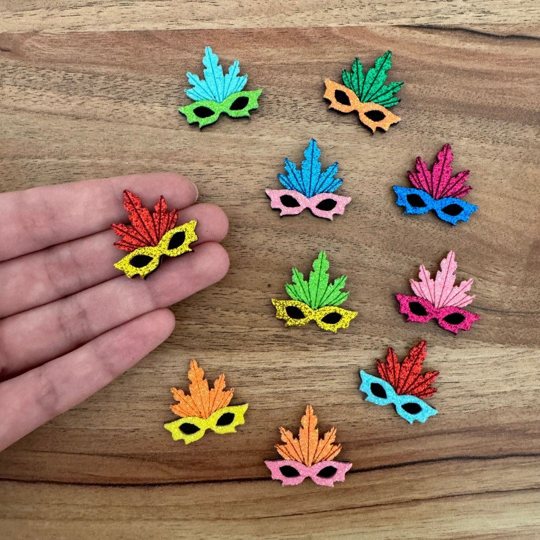 02 adesivo eva carnaval mascara penas 10 un sortidas