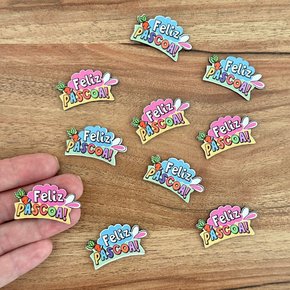 08 adesivo paper pascoa coelho dentro ovo colorido 10 un sortidas