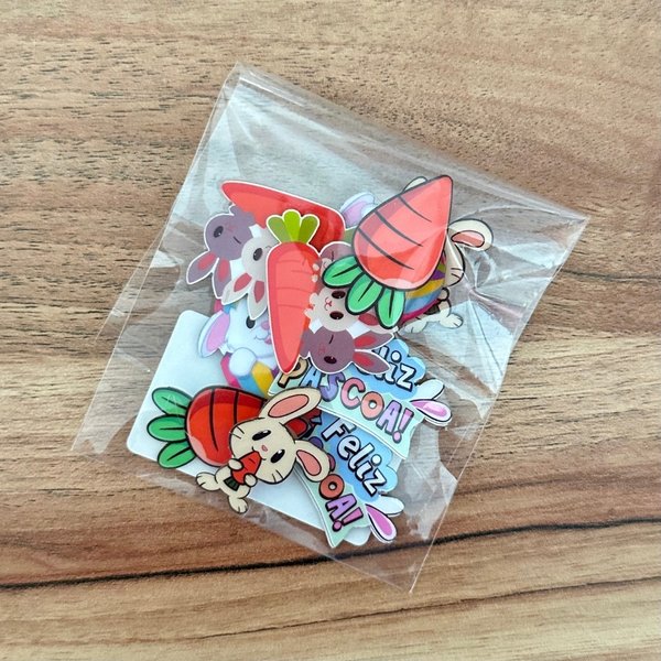 11 adesivo paper pascoa mix 10 un sortidas