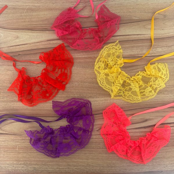 01 gargantilha saia em renda m ou g 10 un sortidas m