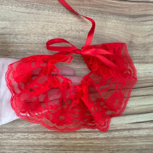 02 gargantilha saia em renda m ou g 10 un sortidas m