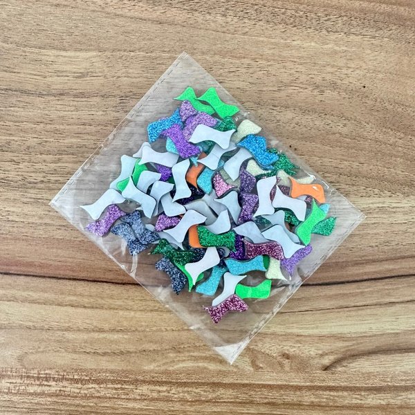 02 adesivo pet mini ponto de luz 100 un sortidas