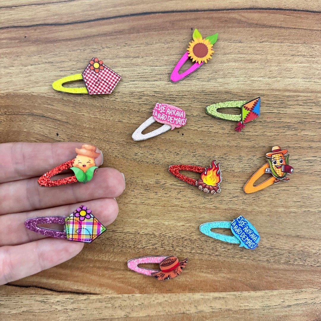02 adesivo tic tac acrilico festa junina 10 un
