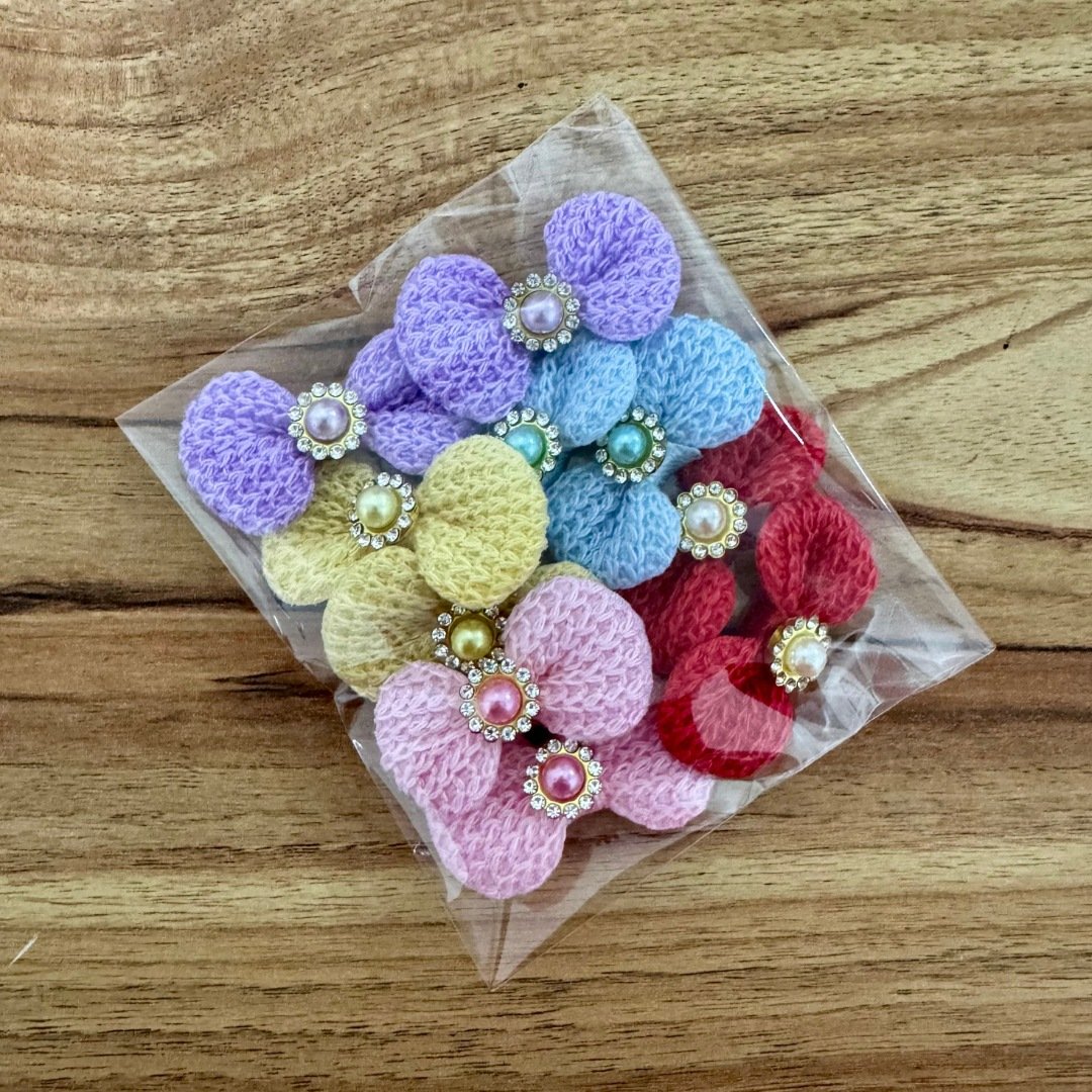 06 laco tricot m com cristal 10 un sortidas