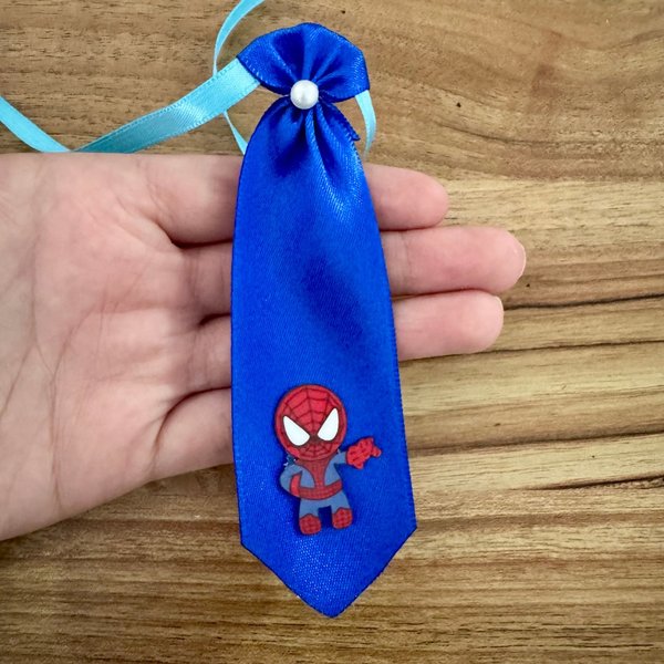 06 gravata m acrilico herois marvel 10 un
