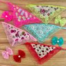 02 kit bandana renda m e laco 5 kits 10 un