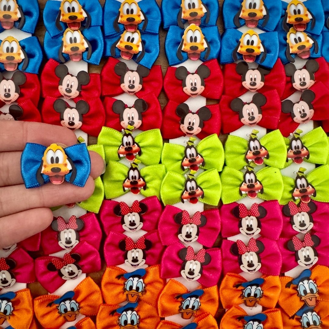 01 laco p acrilico mickey personagens 10 un sortidas