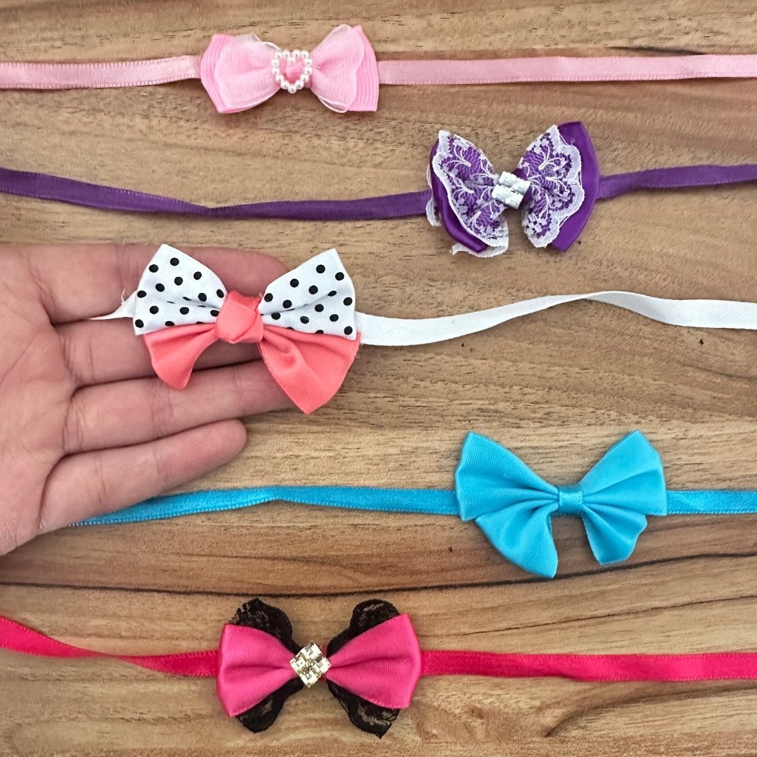 10 gargantilha passa fita 10 un p m ou g m