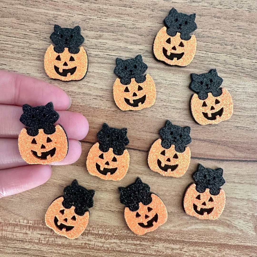 26 adesivo pet premium halloween abobora 10 un