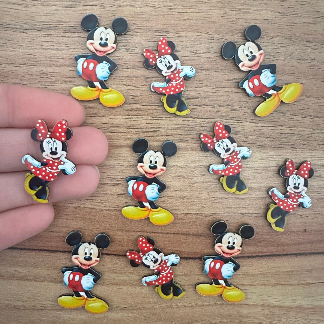 02 adesivo paper mickey e minnie 10 un sortidas