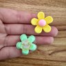 03 lacinho p resina flor 27mm 10 un