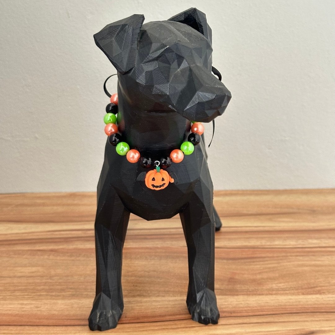 05 colar de perolas halloween fantasma preto e roxo 1 un