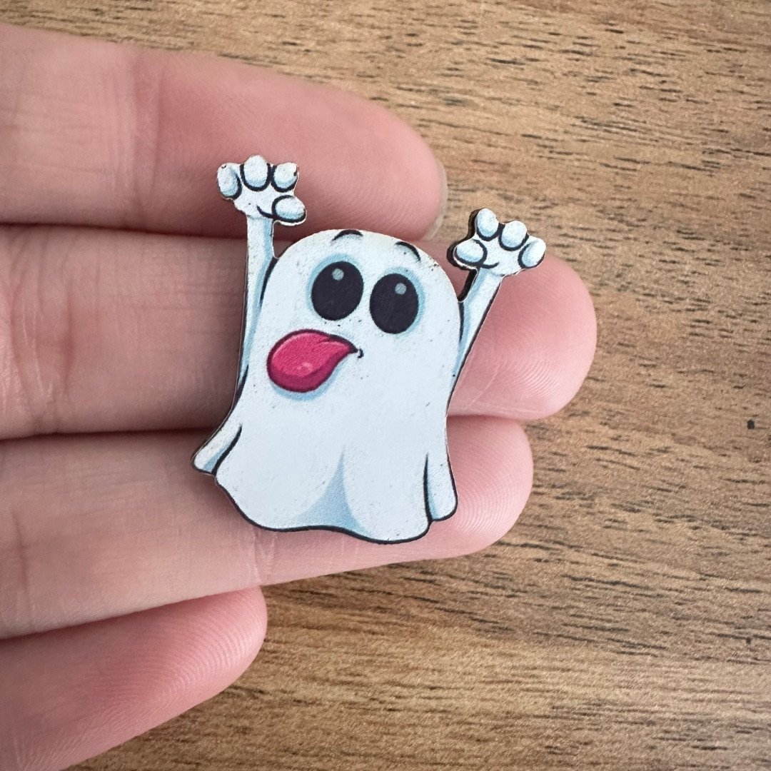 03 adesivo paper halloween fantasma 10 un