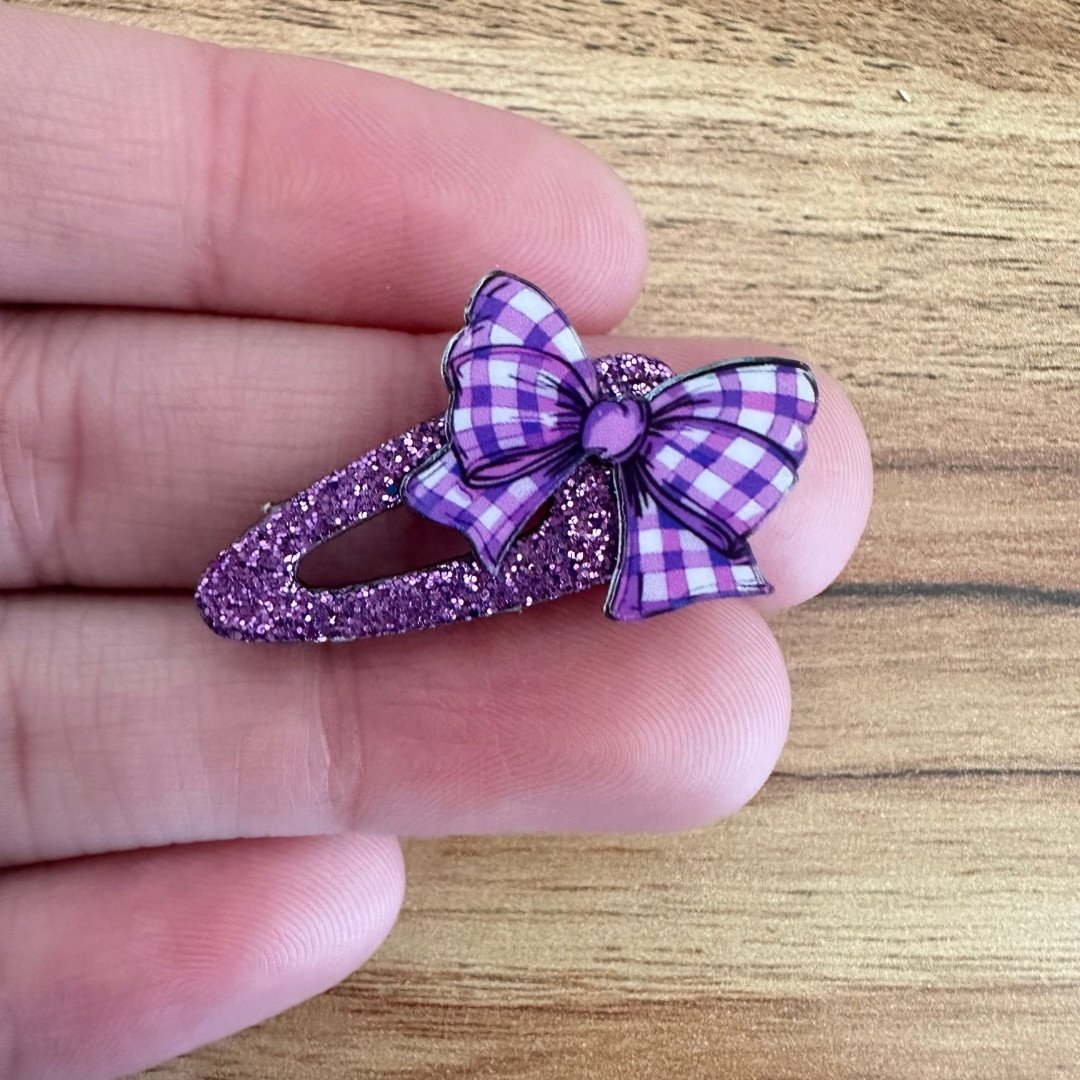 03 adesivo tic tac acrilico lacinho xadrez 10 un