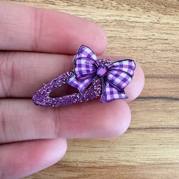 03 adesivo tic tac acrilico lacinho xadrez 10 un