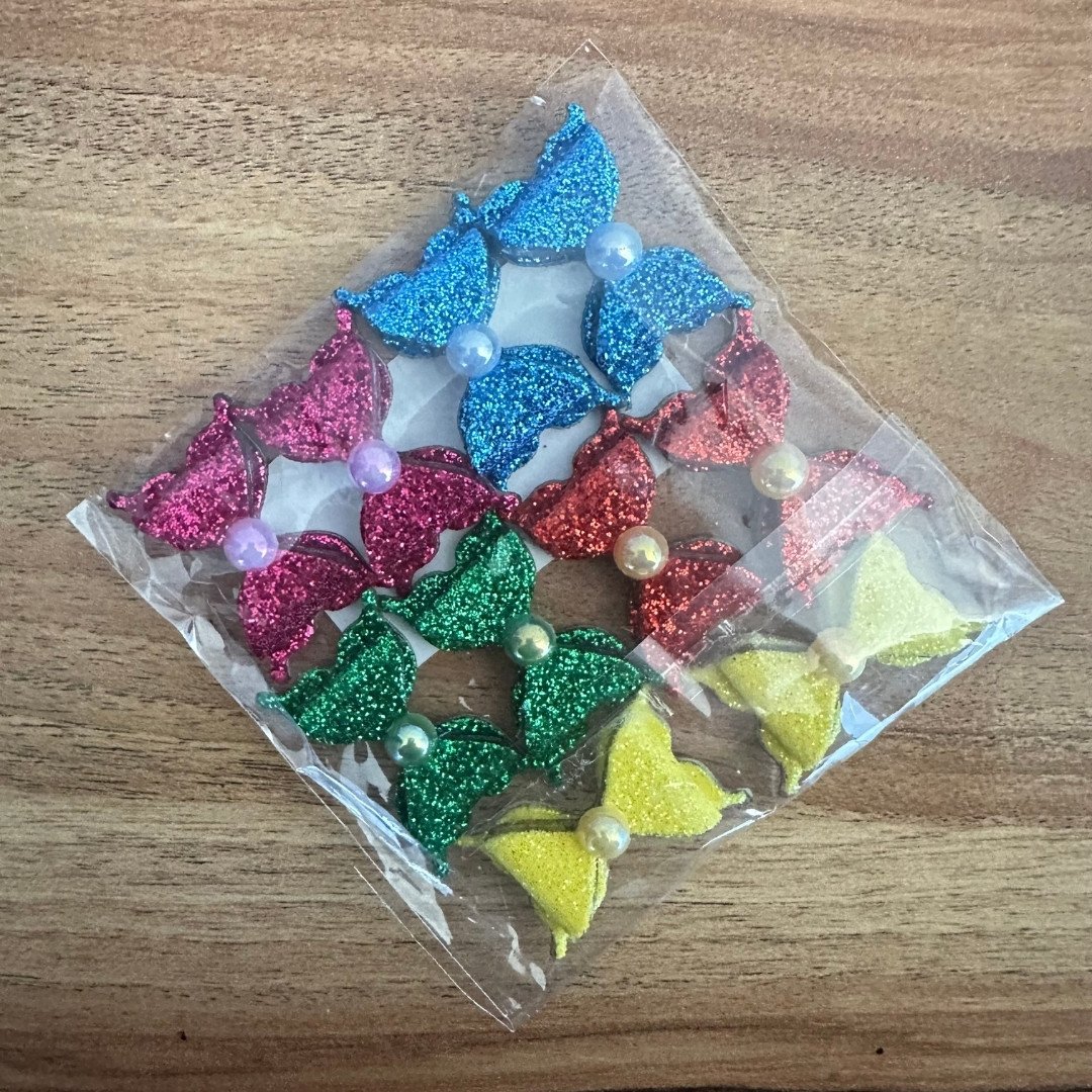 01 adesivo pet premium lacinho duplo cores mix 10 un