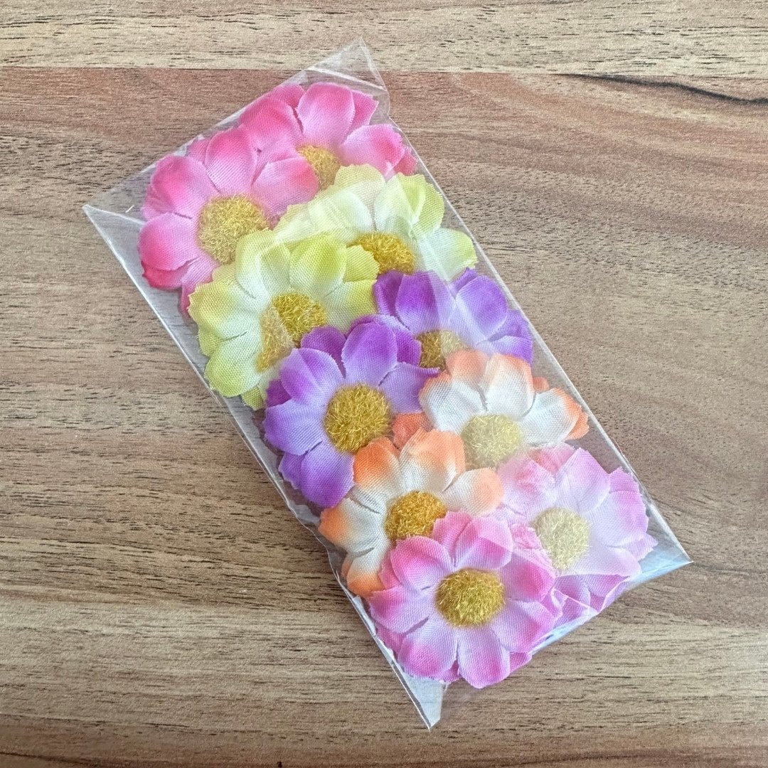 01 lacinho flor margarida degrade 35mm 10 un