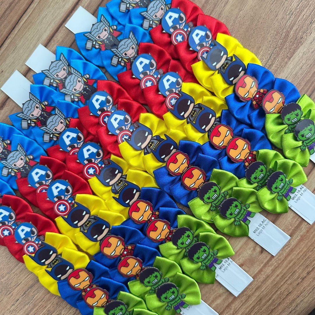 15 gargantilha laco m acrilico minnie lado 10 un