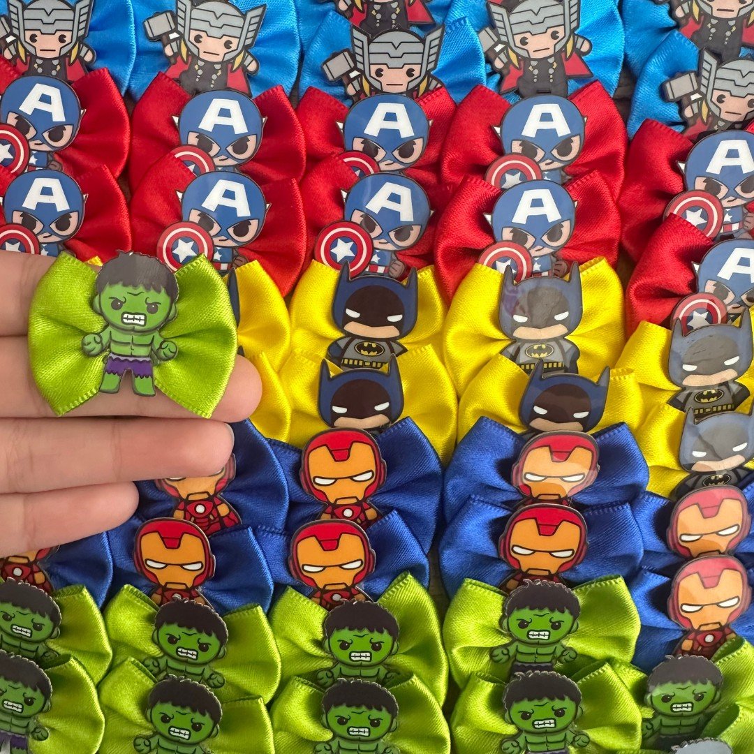 16 gargantilha laco m acrilico minnie lado 10 un