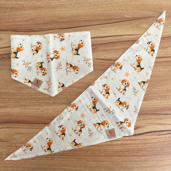 01 bandana pet beagle 10 un p m e g m