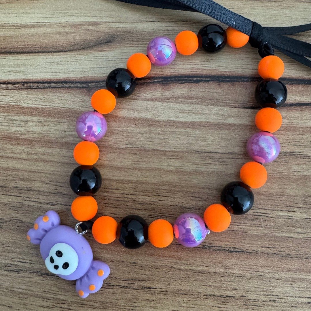 04 colar de perolas halloween bombom caveira 1 un