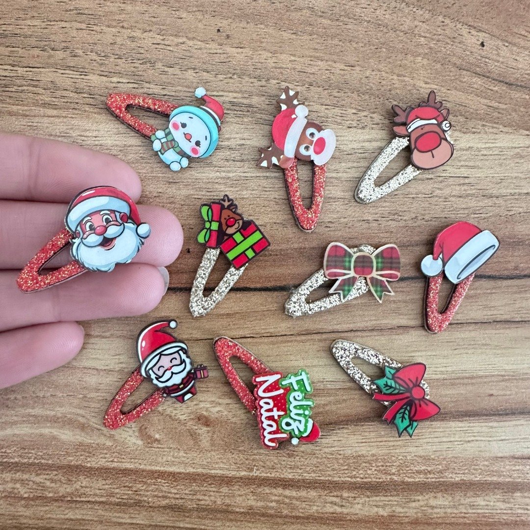 01 adesivo tic tac acrilico natal 10 un