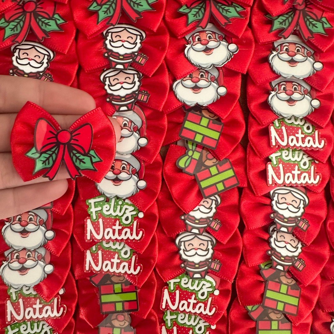 01 laco m acrilico natal fita lisa 10 un mix