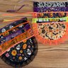 02 bandana halloween babador em renda 10 un