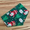 04 bandana pet natal bege papai noel 10 un m ou g