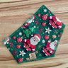 07 bandana pet natal bege papai noel 10 un m ou g