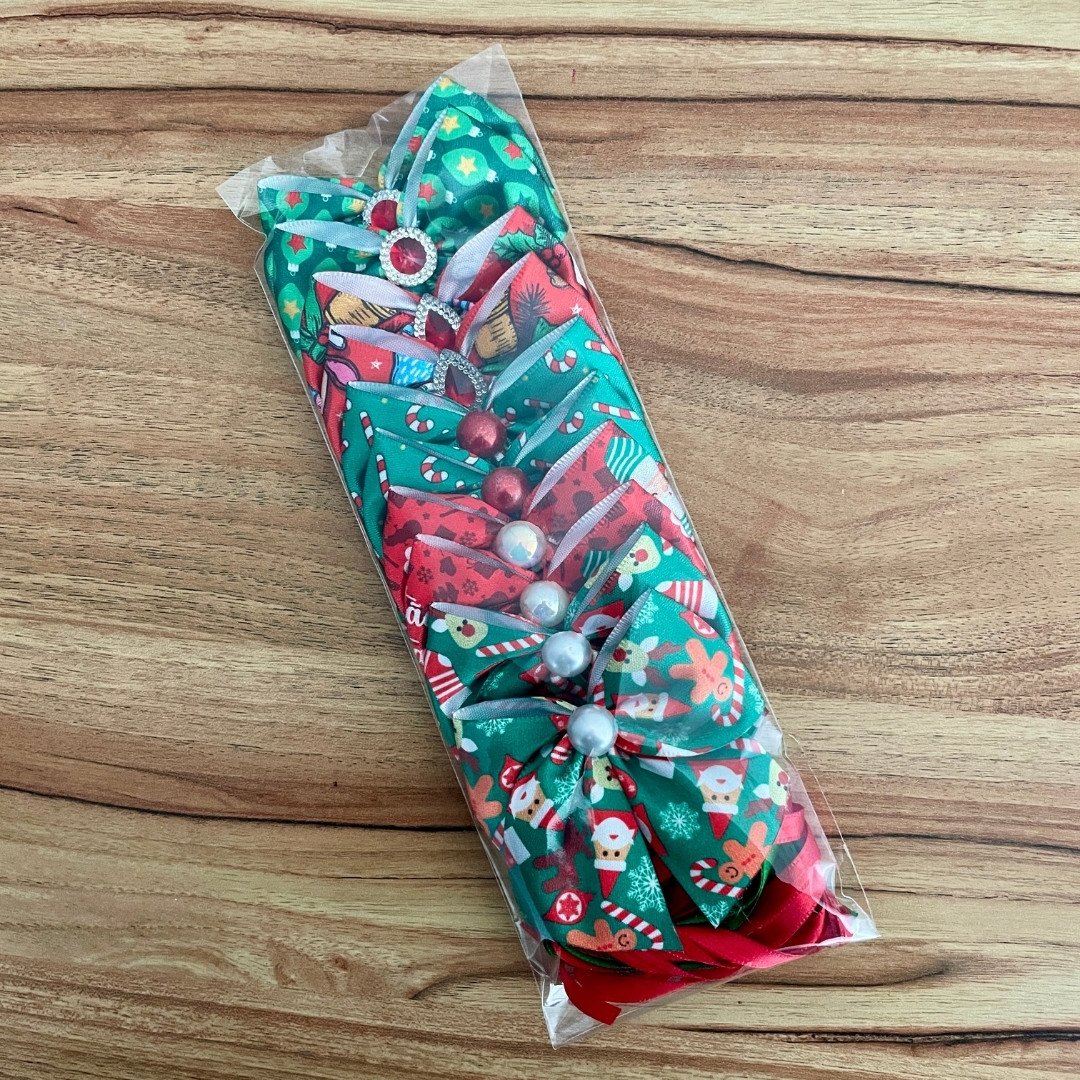 55 gargantilha laco m natal 10 un sortidas