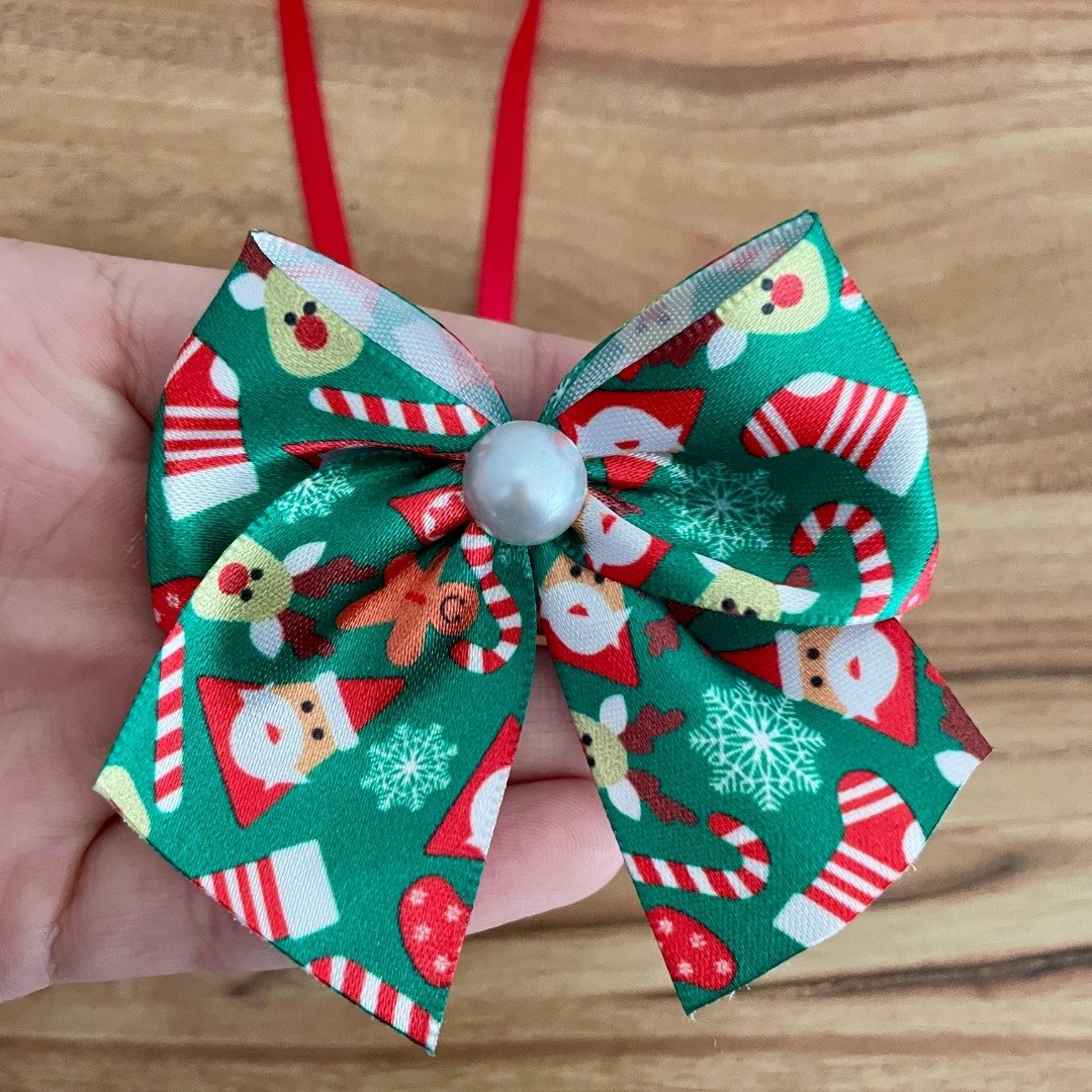 57 gargantilha laco m natal 10 un sortidas