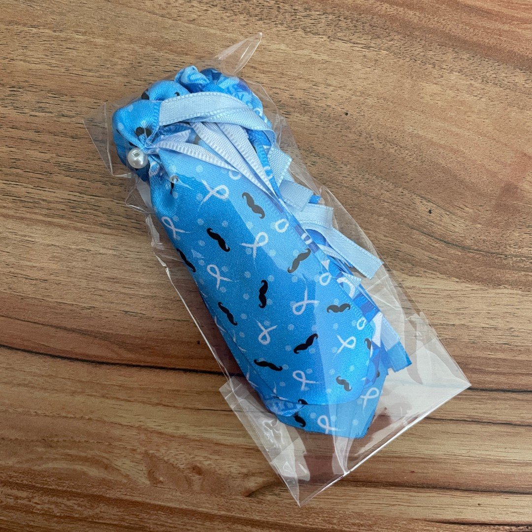 01 gravata m novembro azul 10 un sortidas