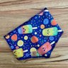 02 bandana pet azul escuro picole frutinhas 10 un p m ou g p