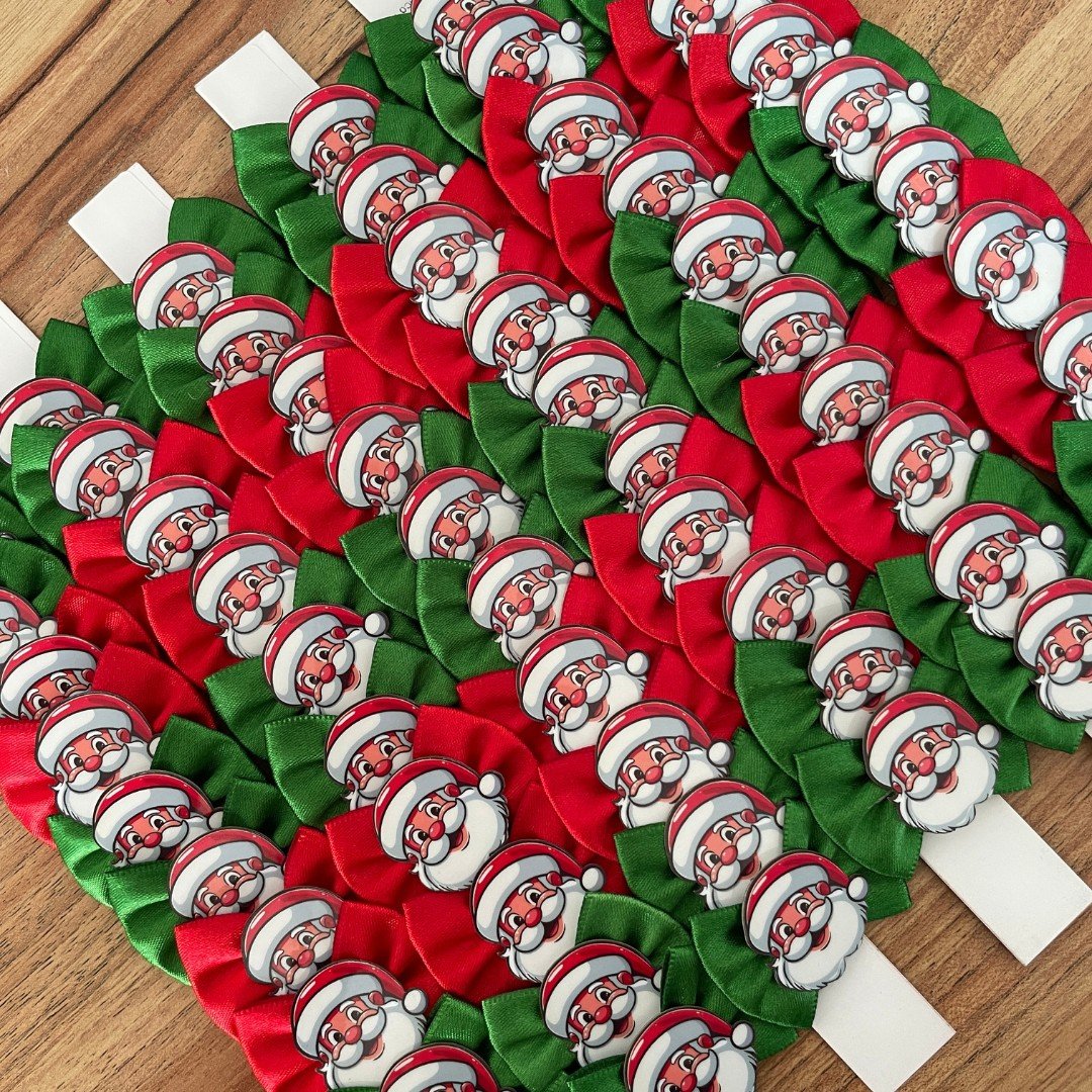 07 gargantilha laco m acrilico natal 10 un sortidas