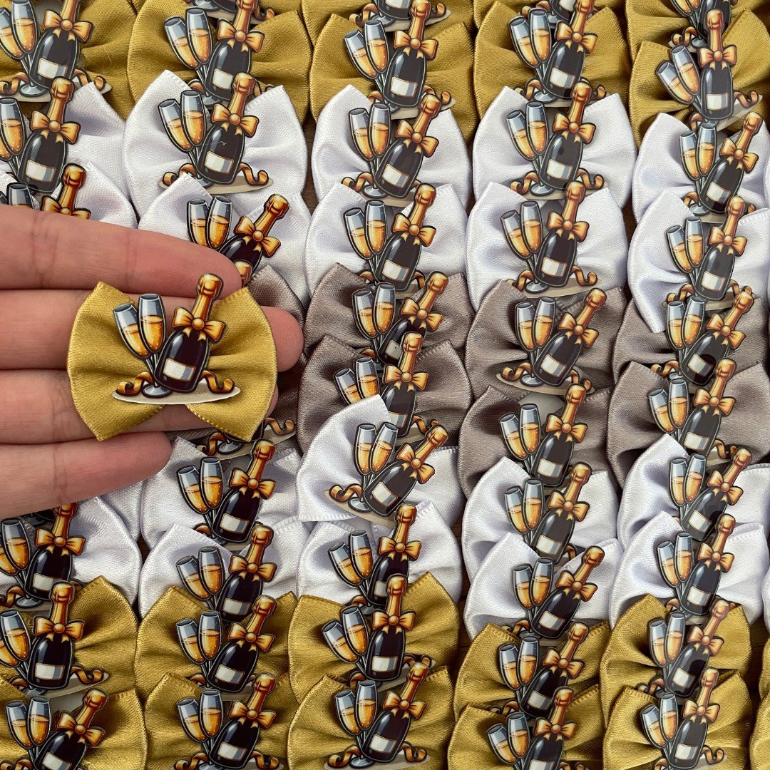 01 laco m acrilico ano novo espumante 10 un