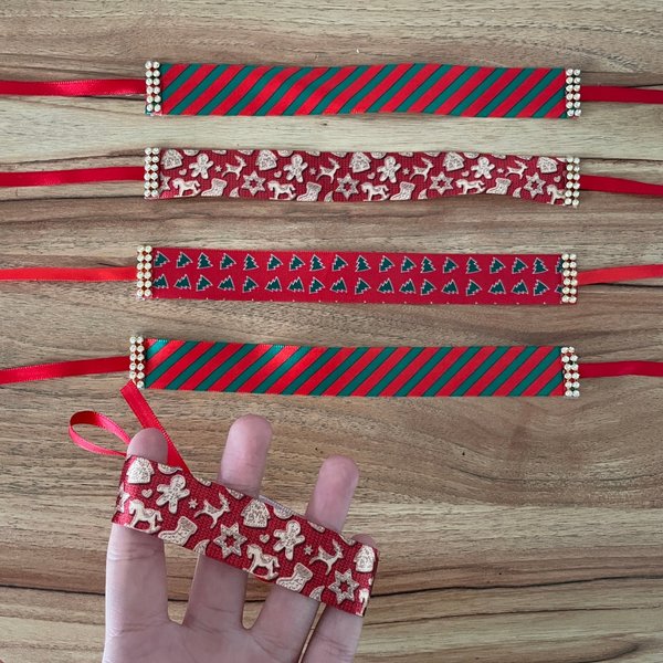 21 gargantilha m natal 10 un sortidas