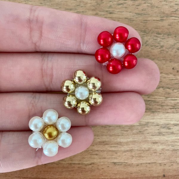 03 florzinha perola p natal 10 un sortidas