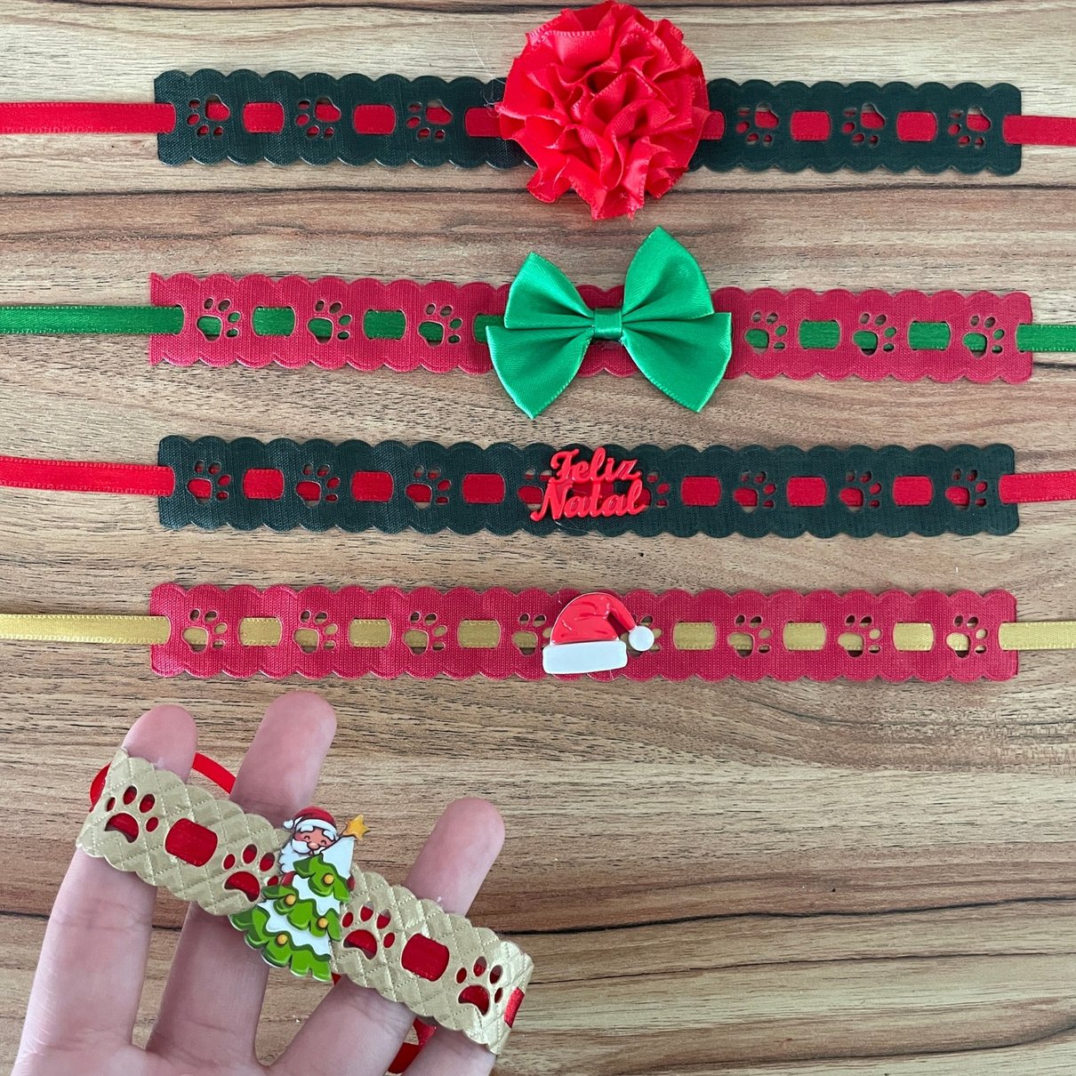 05 gargantilha natal passa fitas m 10 un sortidas