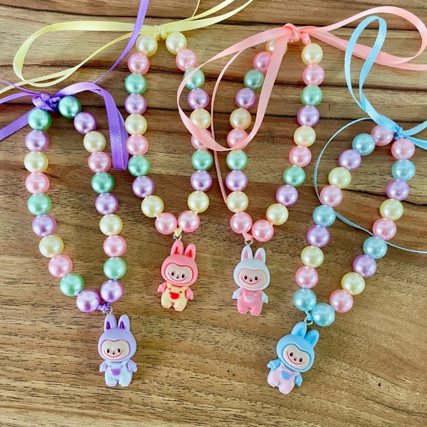 27 colar de perolas 1 un rosa branco u