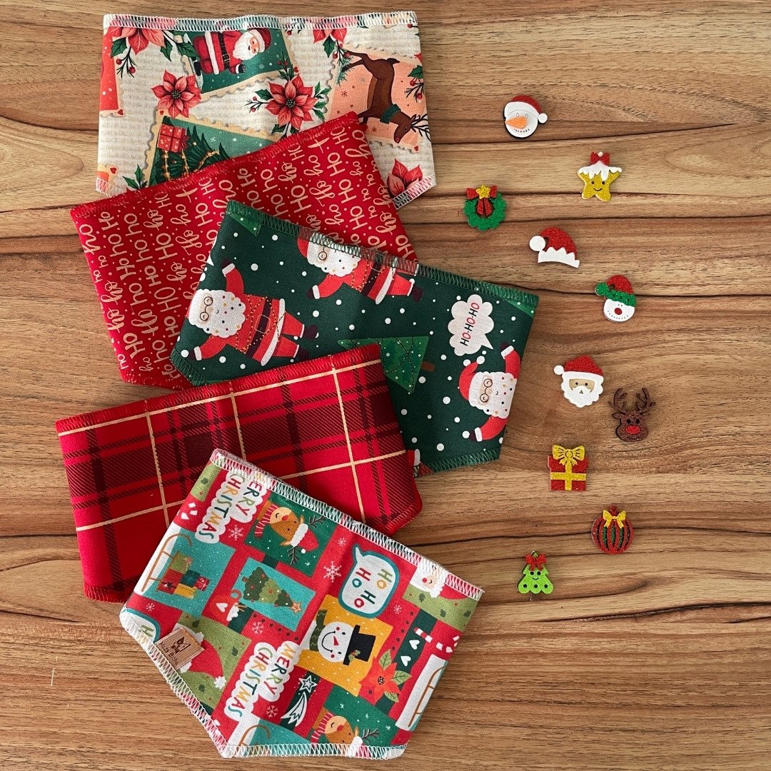 02 kit pet bandana e adesivo eva natal 20 un m ou g g