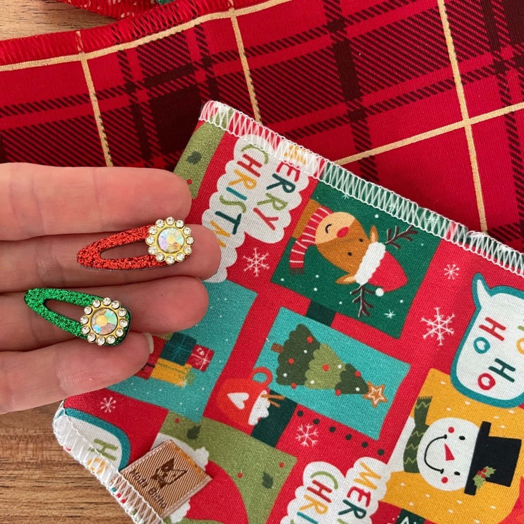 03 kit pet bandana e adesivo tic tac natal 20 un m ou g g