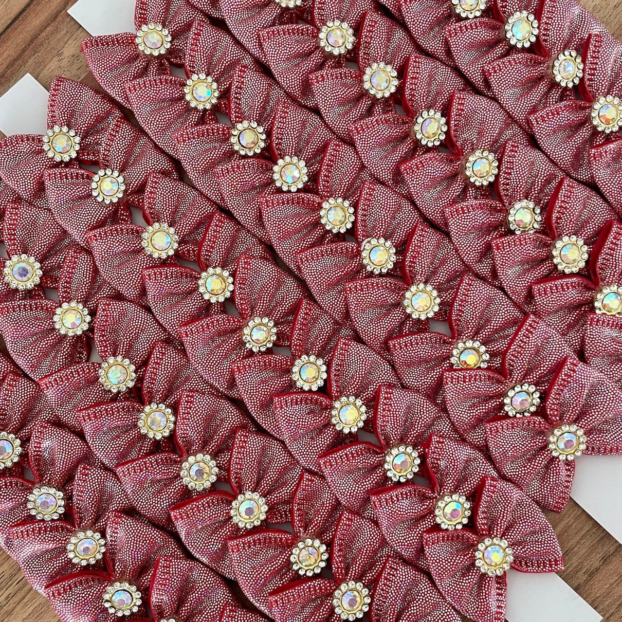 01 laco m vermelho holografico 10 un