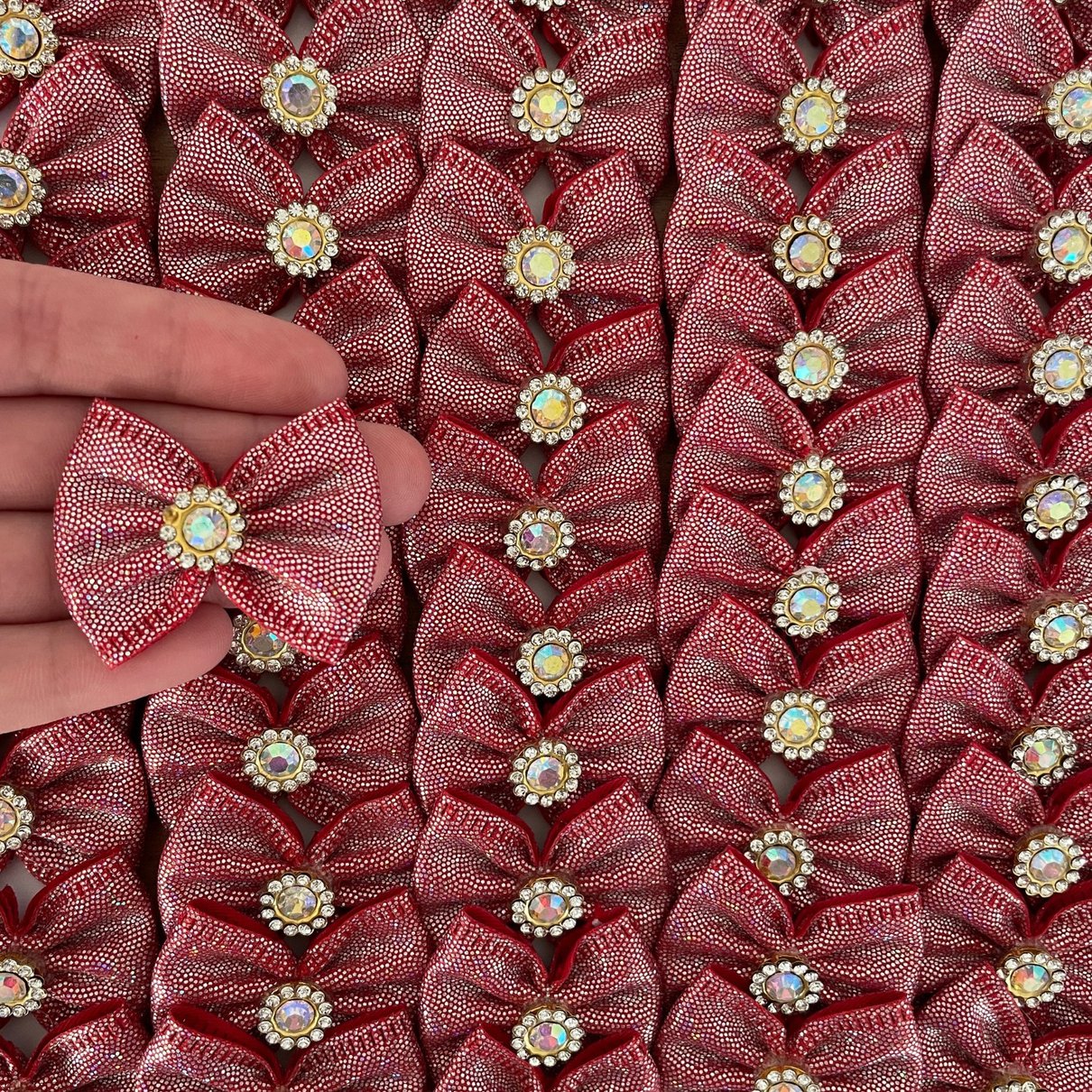 03 laco m vermelho holografico 10 un