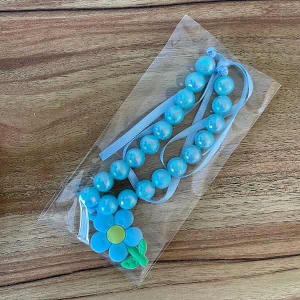 15 colar de perolas flor 1 un